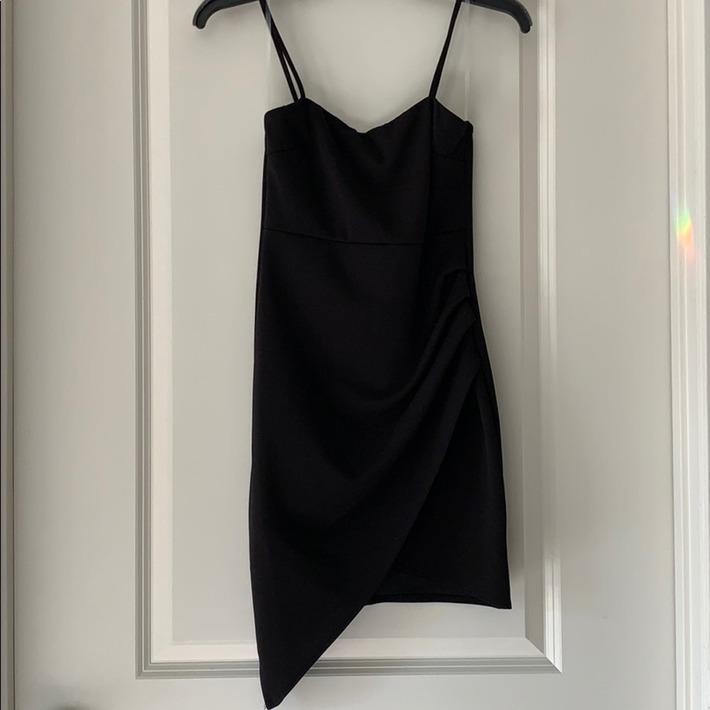Black cocktail dress